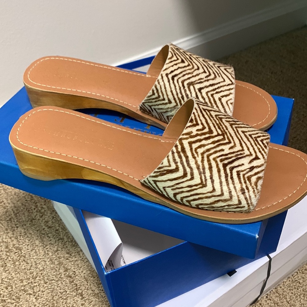 Animal print slides-Anthropologie